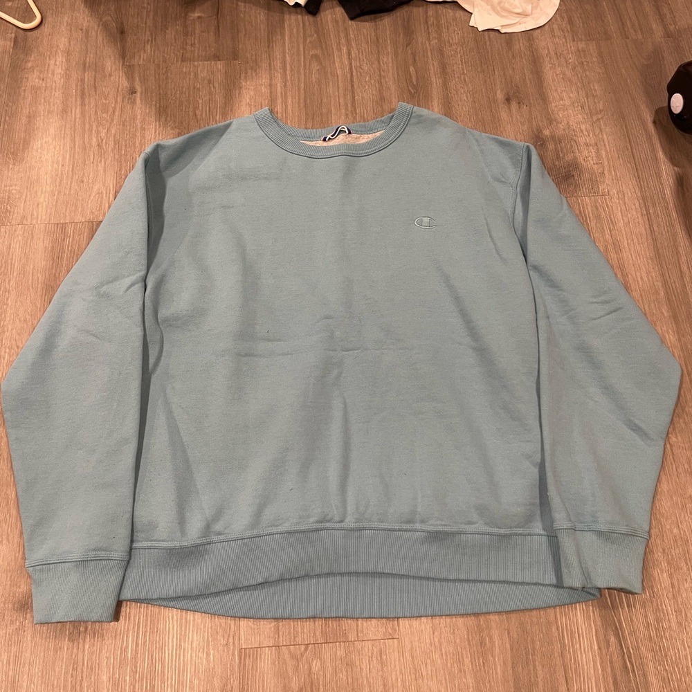 Champion Crewneck sweater light blue/teal size 2XL Men’s